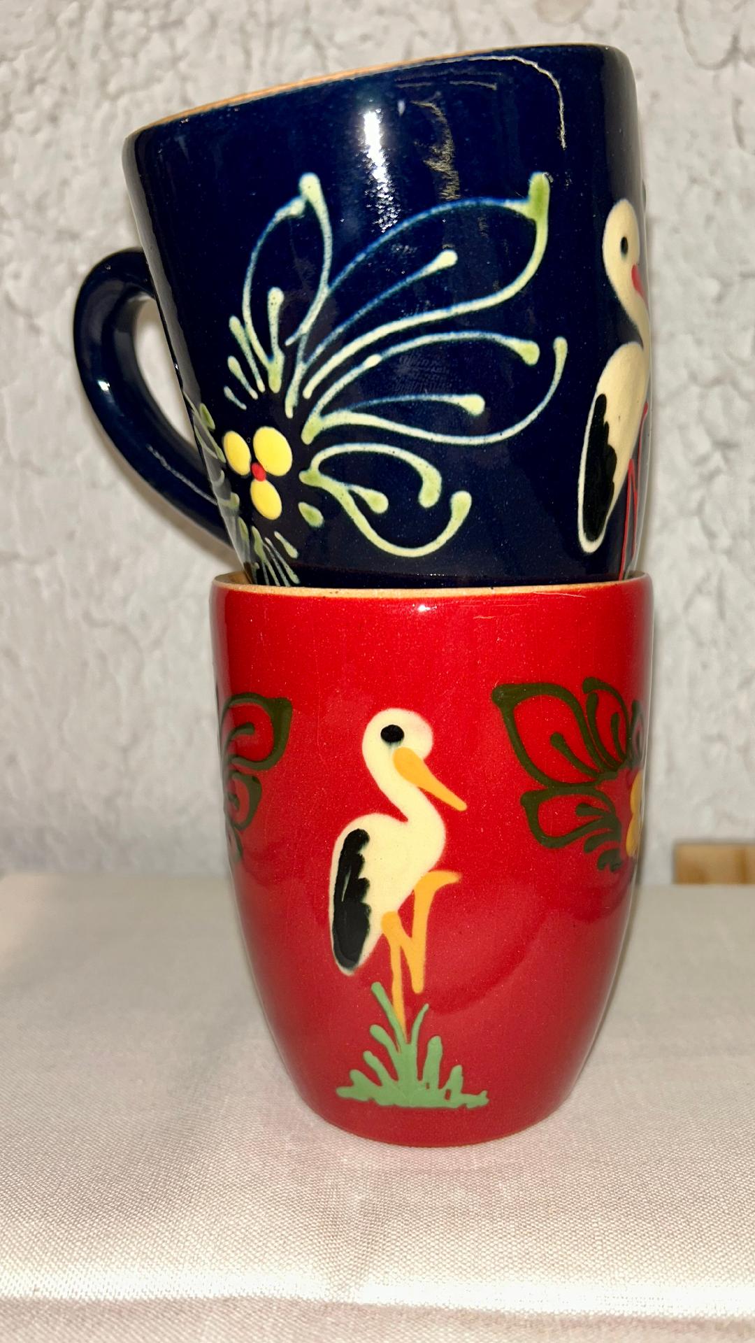 mug motif cigogne